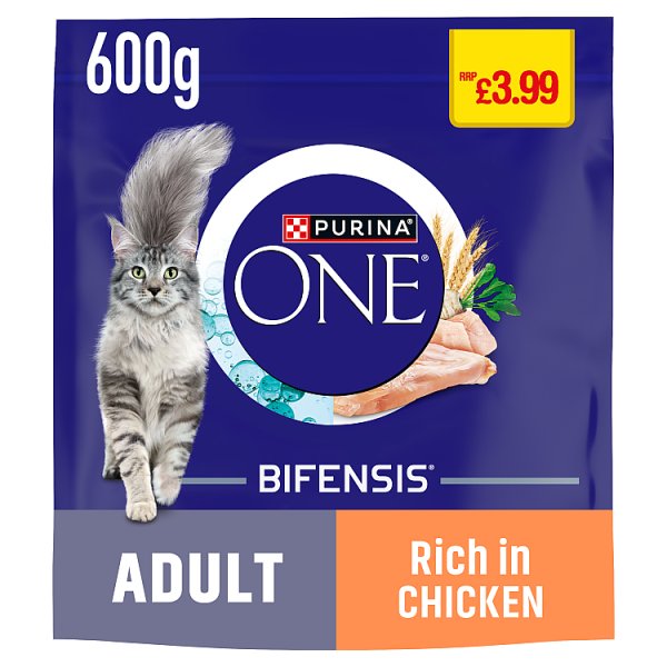 PURINA ONE Chicken Dry Cat Food 600g PMP