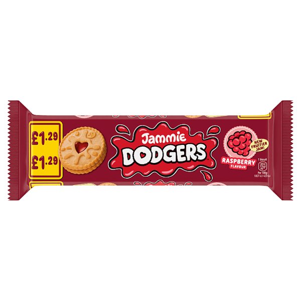 Jammie Dodgers Raspberry Flavour 140g cookies biscuits