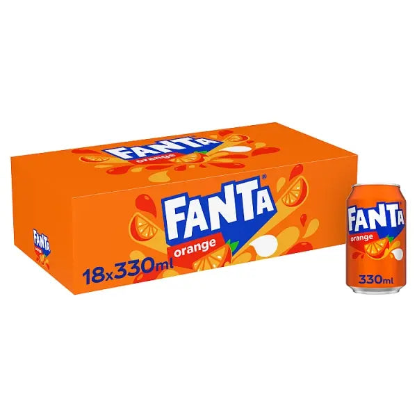 Multipack Softdrinks 18*330ML 18CANSMULTIPACK fanta/drpepper