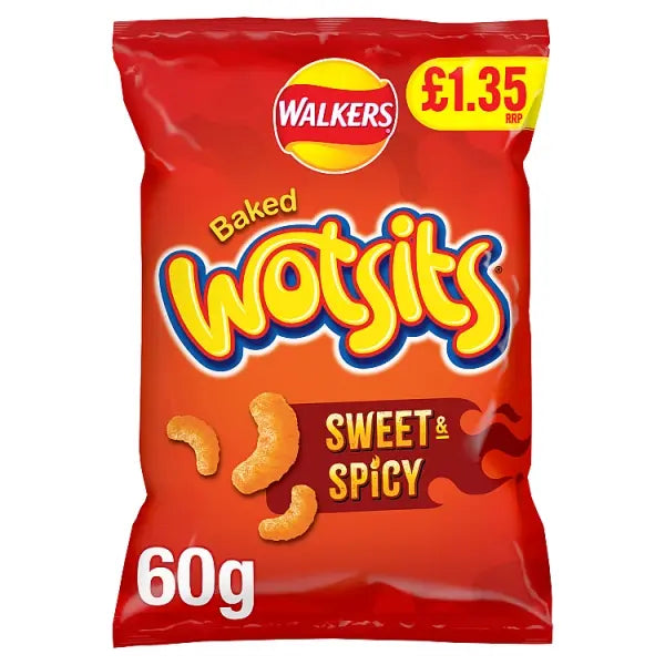 Walkers Wotsits Snacks Crisps 60g