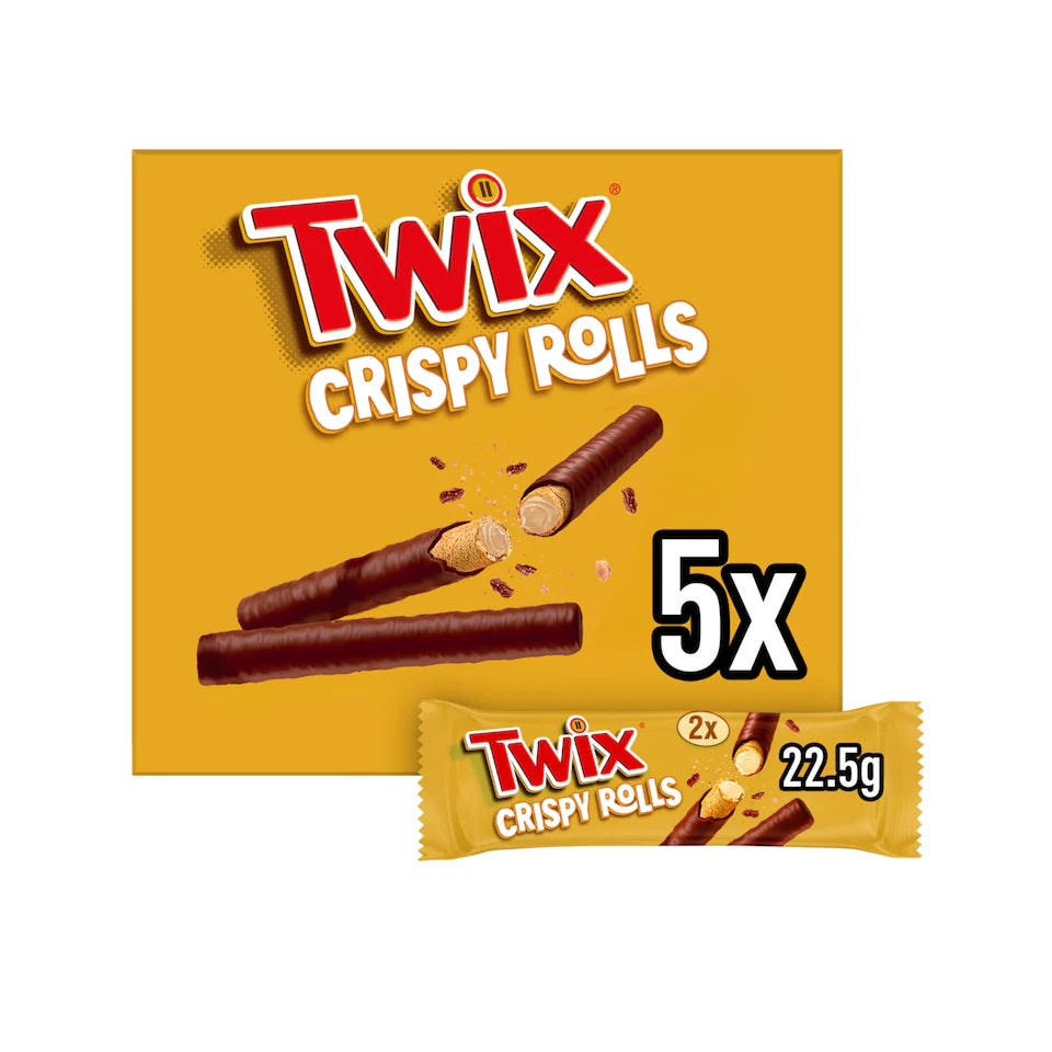 Chocolate Crispy Rolls 5 pack 112.5G Chocolatecrispyrolls5pack