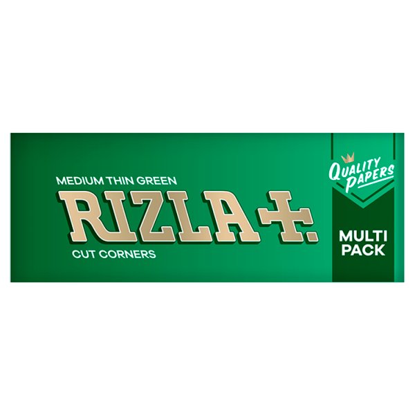 Rizla Regular Green Multipack 5 x 50s RIZLAGREENMULTIPACK BOX OF CIG PAPER