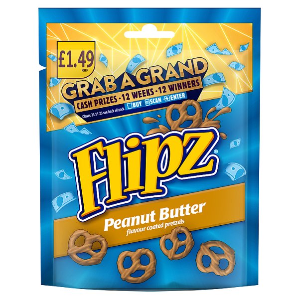 Flipz Coated Pretzel Snacks £1.49 PMP 80g