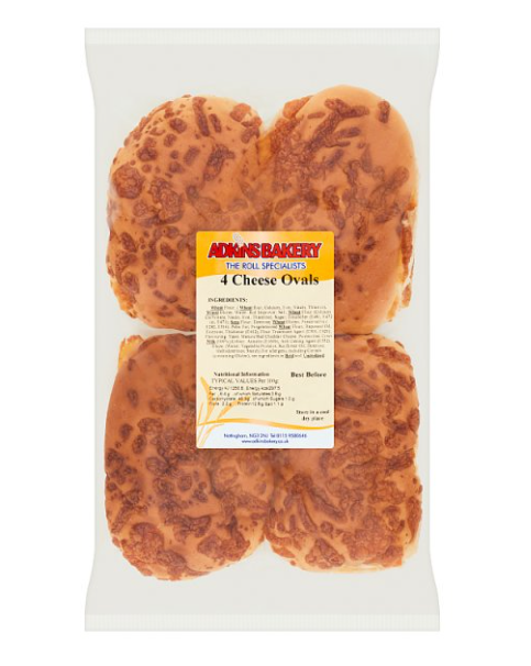 Adkins Bakery 4 Cheese Ovals £1.65