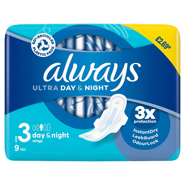 Always Ultra Quattro Night Pm £2.69 9's