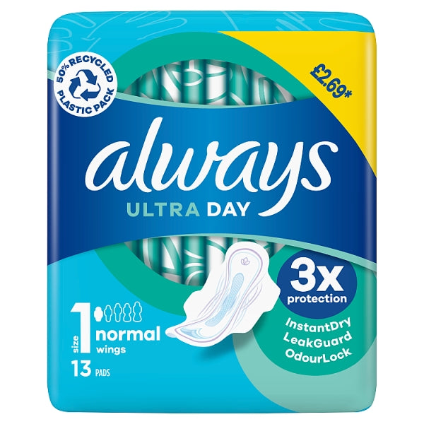 Always Ultra Quattro Normal Plus Pm £2.69 13's