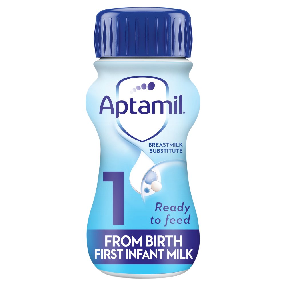 Aptamil Breastmilk Substitute 1 from Birth First Infant Milk 200ml 1.49p