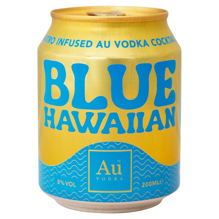 Au Vodka cocktail 200ml - Blue Hawaiian