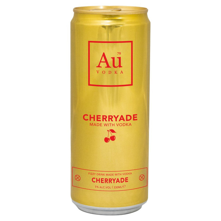 Au Vodka 330ml AUVODKACANS AUCANS AUMIXERS ALCHOLIC MIXERS cans - Cherryade