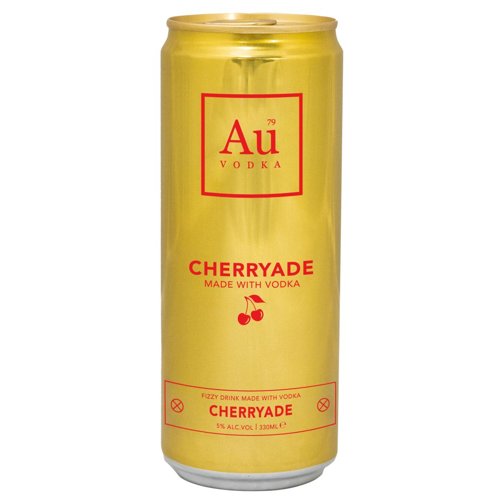 Au Vodka 330ml AUVODKACANS AUCANS AUMIXERS ALCHOLIC MIXERS cans
