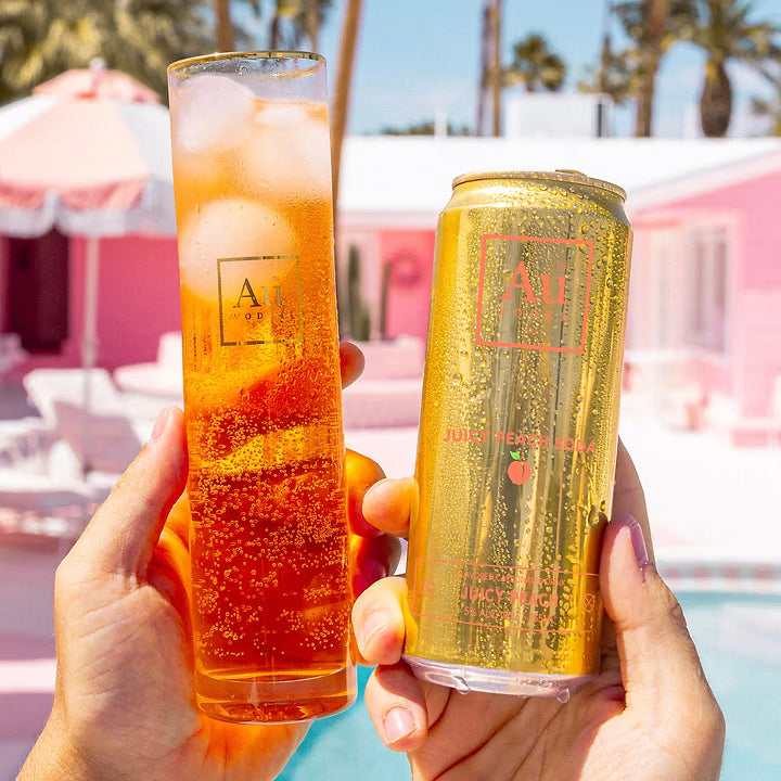 Au Vodka 330ml AUVODKACANS AUCANS AUMIXERS ALCHOLIC MIXERS cans - Peach