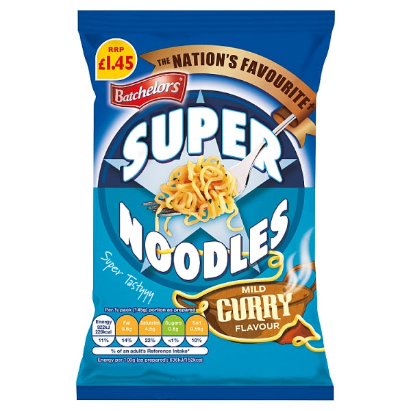 Batchelors Super Noodles Pm £1.45 100g