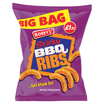 Bobbys Sticky BBQ Ribs 70g £1.25