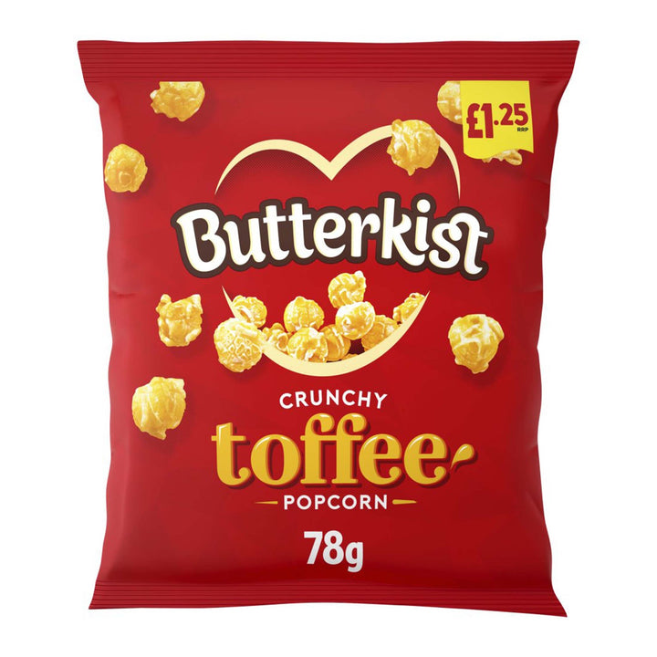 Butterkist Delicious Popcorn PM £1.25 - Toffee