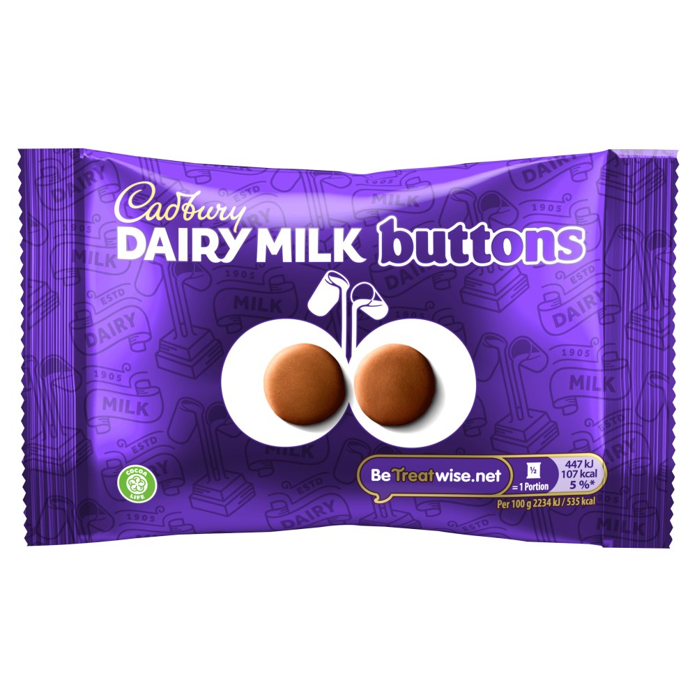 Cadbury Dairy Milk Buttons 40g 89p
