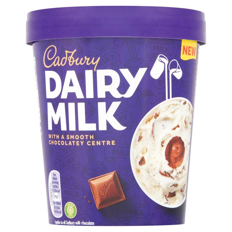 Cadbury Dairy Milk Core Tub 480ml
