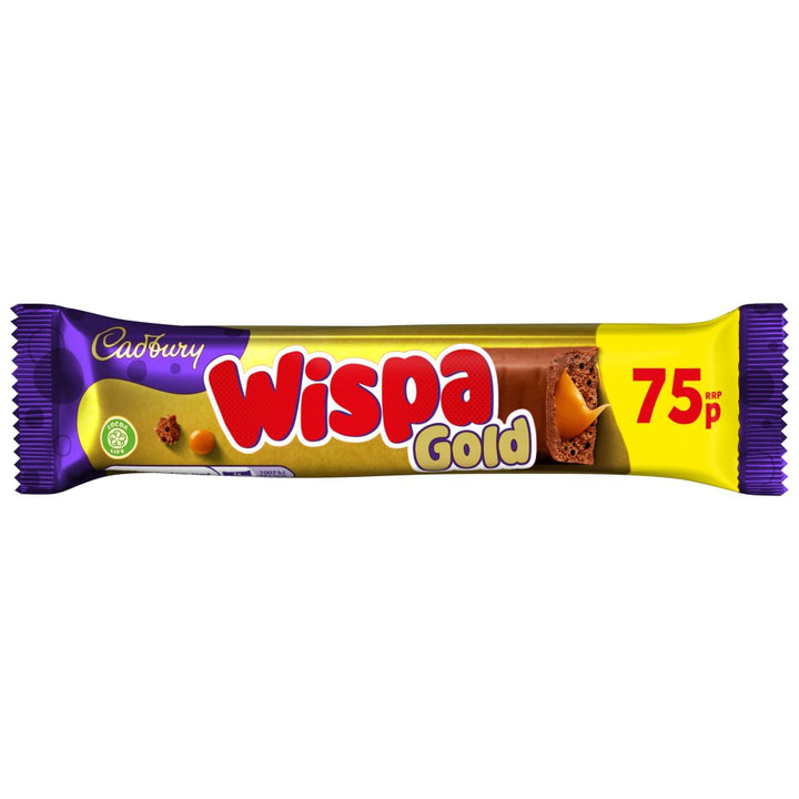 Cadbury Wispa Gold Chocolate Bar 75p PMP 48g
