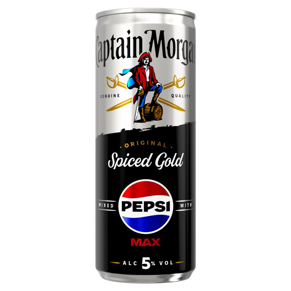 Captain Morgan Original Spiced Gold With Pepsi Max