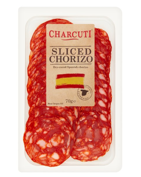 Charcuti Sliced Chorizo 70g £1.49