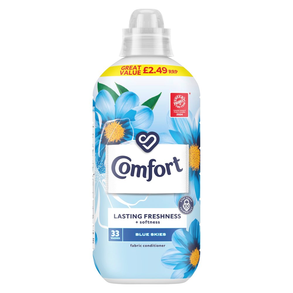 Comfort Fabric Conditioner Blue Skies 33 washes (990 ml) 2.49PM
