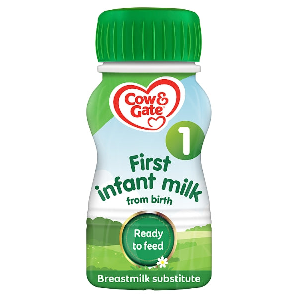 Cow & Gate First Ready To Feed Baby Milk 200ml £1.39