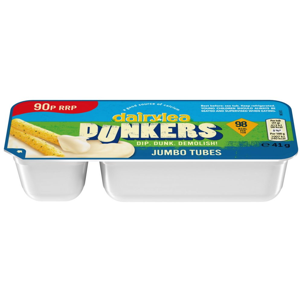 Dairylea Dunkers Jumbo Tubes Cheese Snack 90p PMP 41g