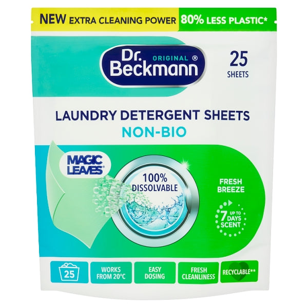 Dr Beckmans Magic Leaves Non-bio 25 Sheet 25s £4.99P