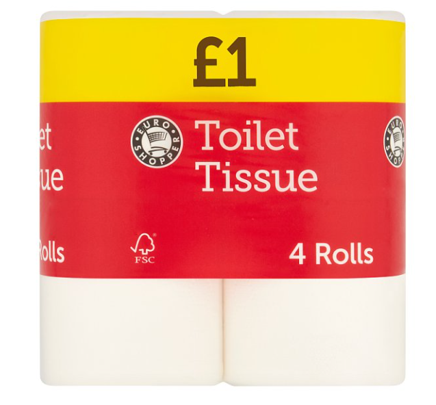 Es Toilet Tissue £1.00 PM