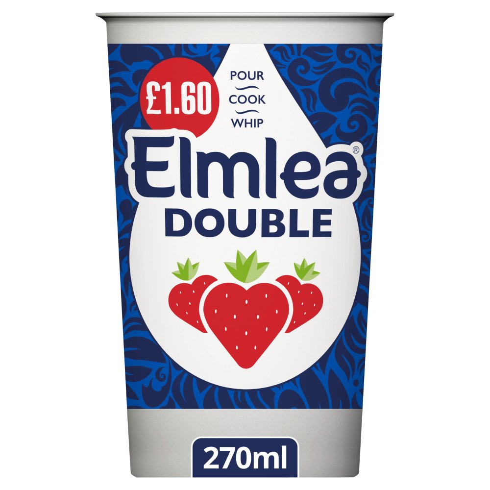 Elmlea Double Alternative to Cream 270ml £1.60