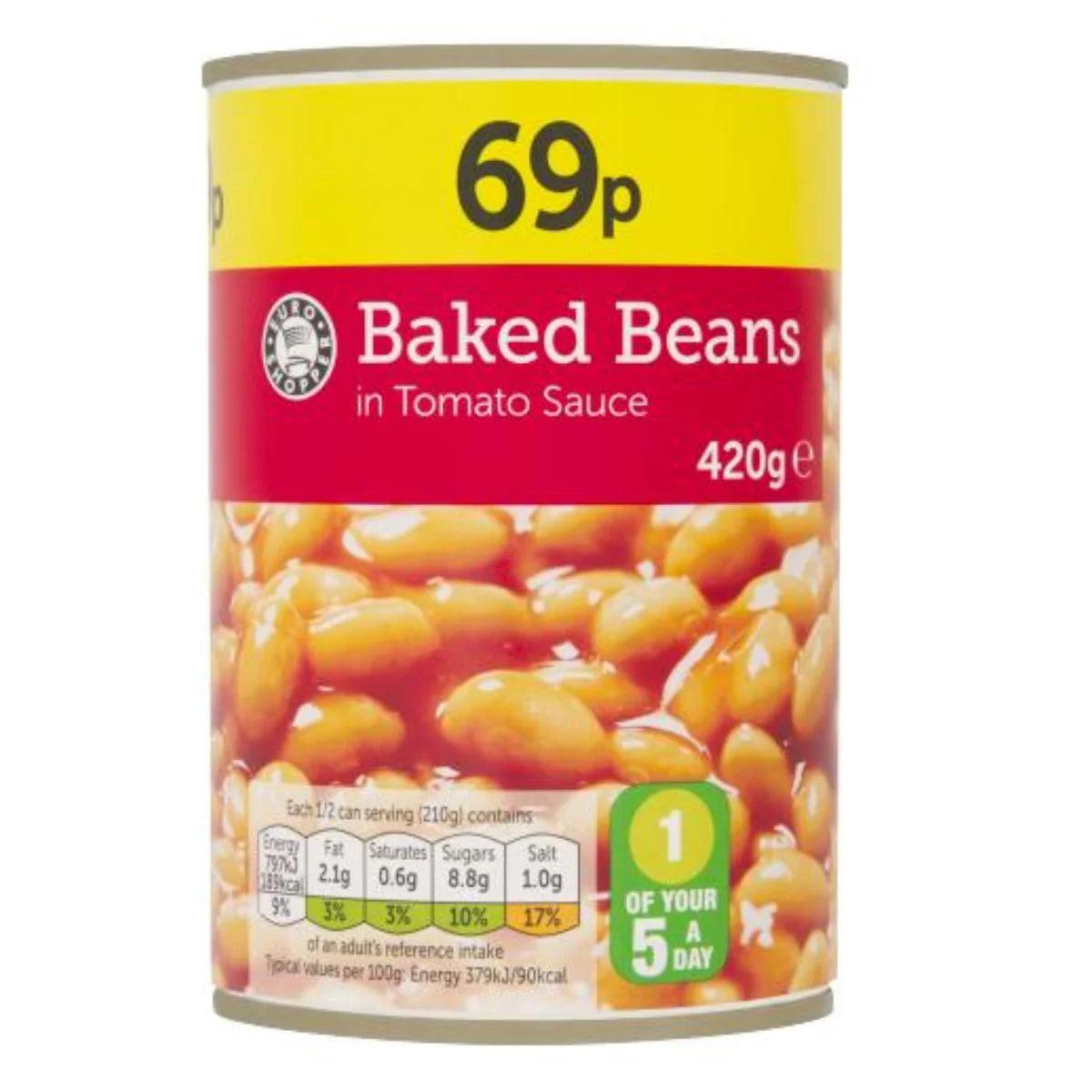 Euro Shopper - Baked Beans In Tomato Sauce - 420g