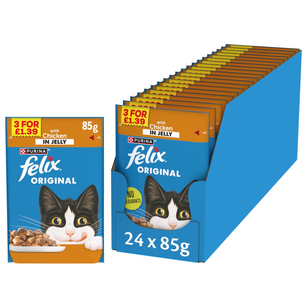 FELIX Original Wet Cat Food 85g PMP