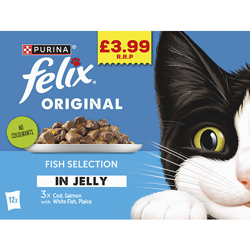 FELIX Original Wet Cat Food 12x85g PMP