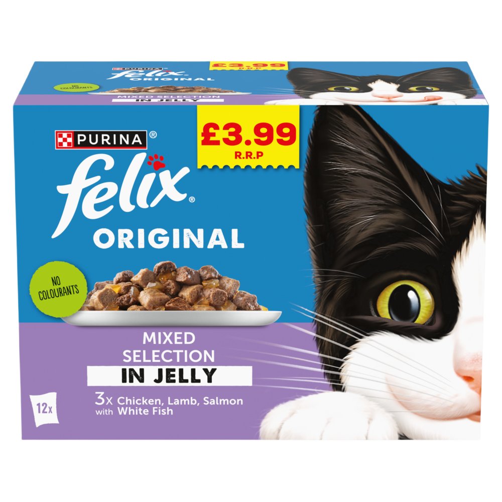 FELIX Original Wet Cat Food 12x85g PMP