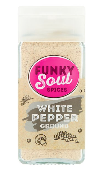 FUNKY Soul SPICES White Pepper Ground 43g £1.85