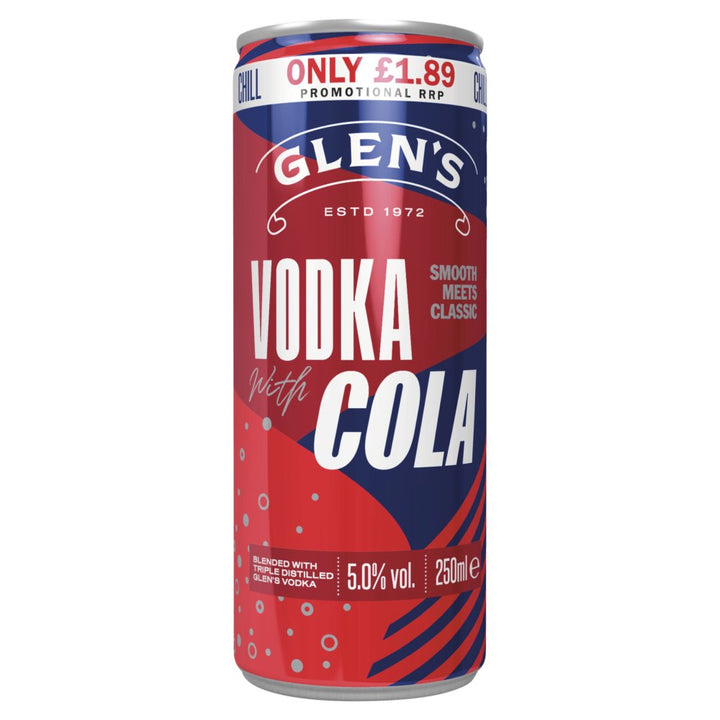 Glen's Vodka Flavour Drink with Added Vodka - Cola