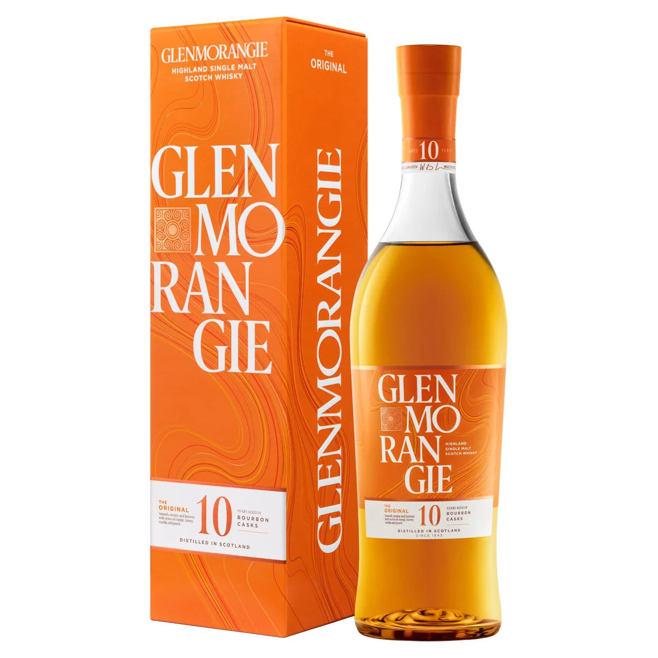 Glenmorangie The Nectar 10 Year Old Whisky, Aged in Bourbon & Sweet White Wine Casks, Gift Box, 70cl