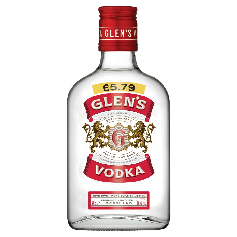 Glen's Vodka Litre 37.5%