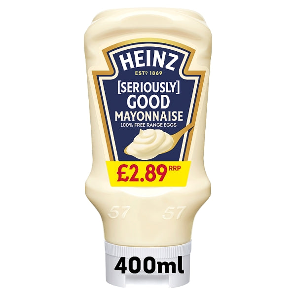Heinz Seriously Good Mayonnaise Pm £2.89 400ml