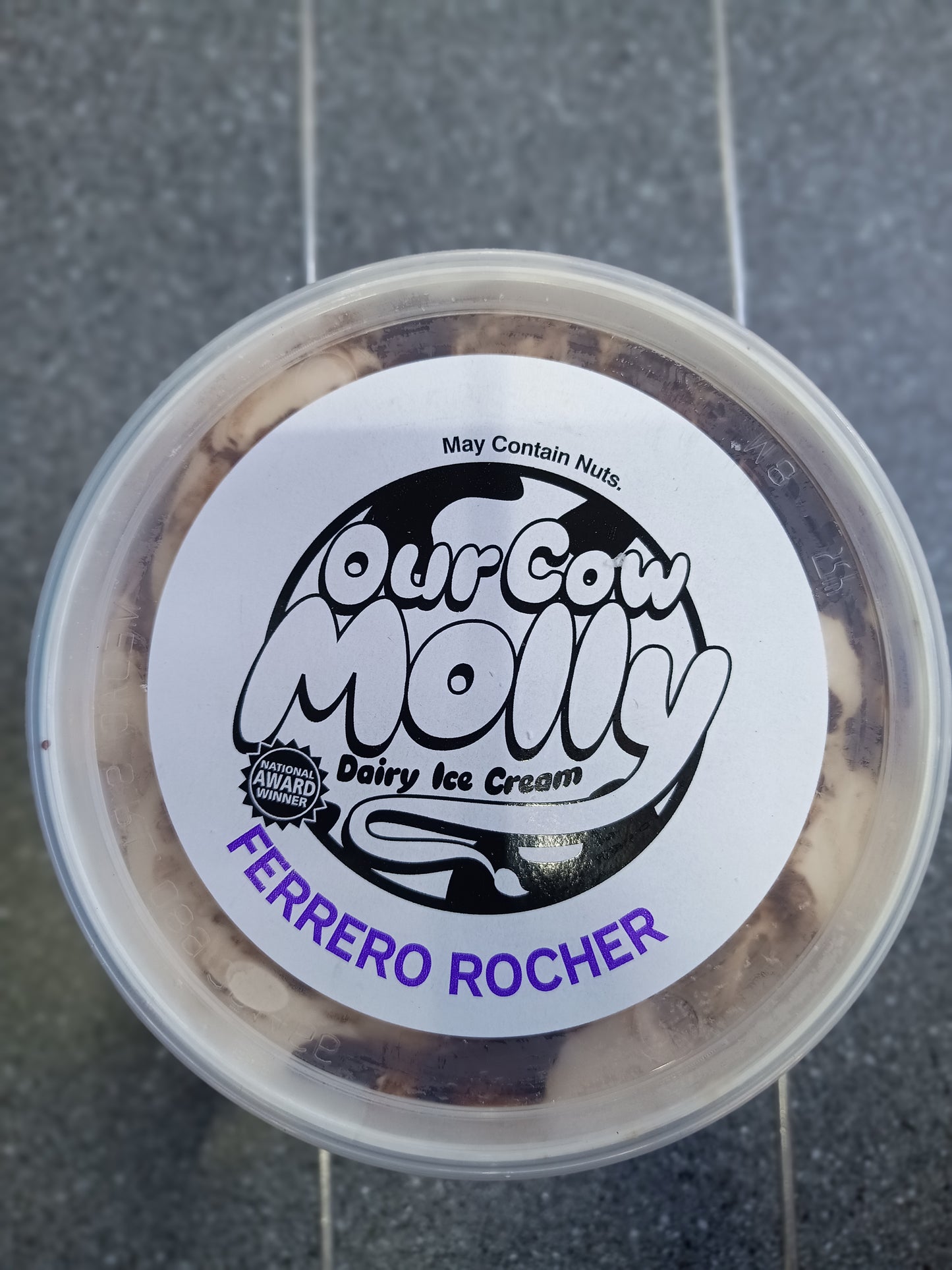 OurCowMolly 1Litre Black Forest Gateau IceCream