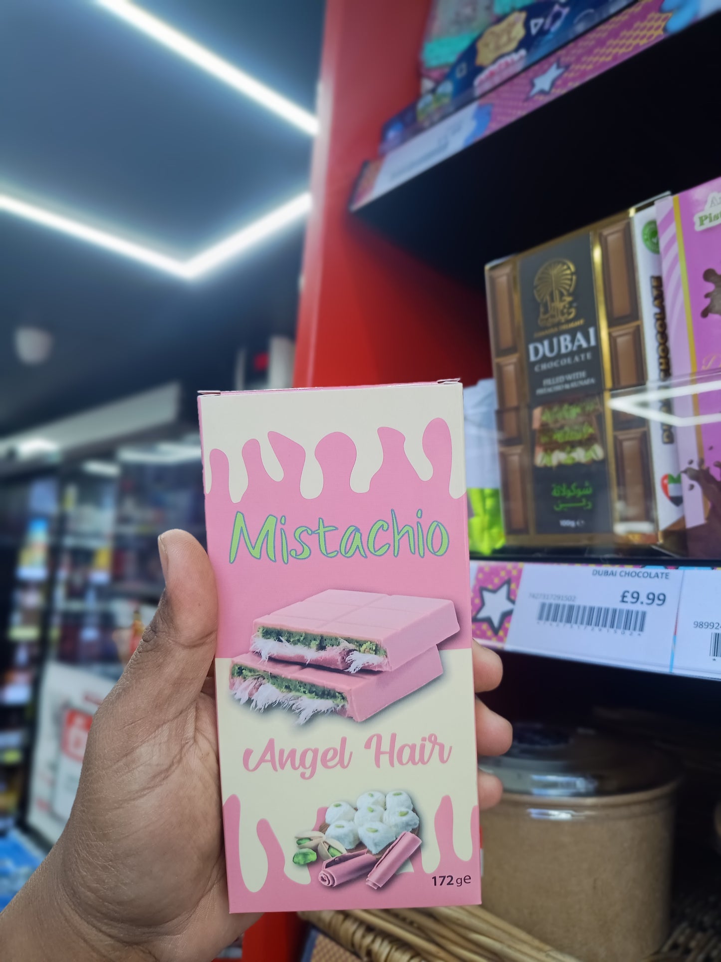 Mistachio Angel Hair Turkish Cotton Candy with Pistachio filling 172g