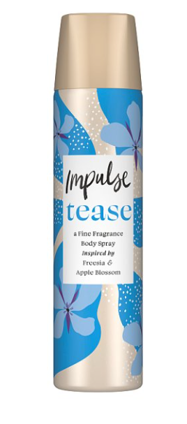 Impulse Body Spray Tease 75 ml £1.49