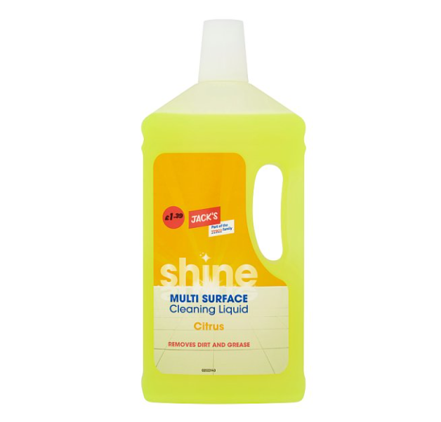 Jacks Multi surface Citrus £1.39PM