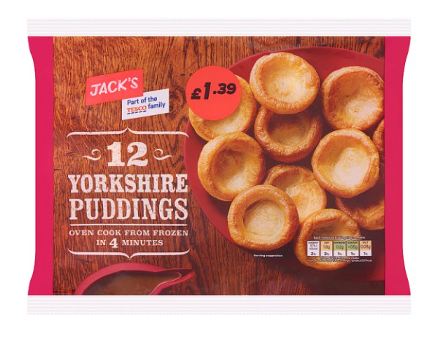 Jack's 12 Yorkshire Puddings 185g