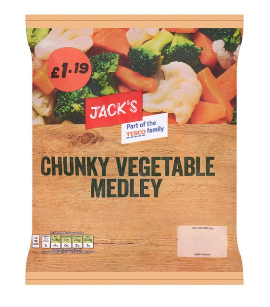 Jack's Chunky Vegetable Medley 500g £1.19PM