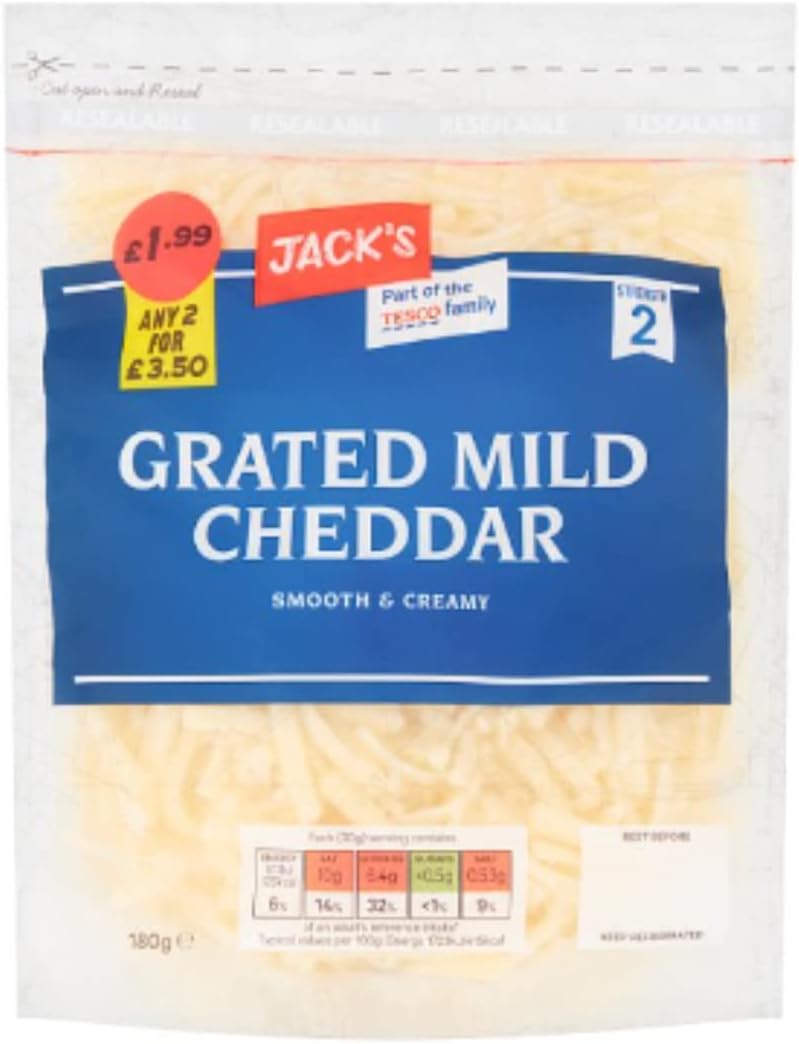 Jack's Grated Mild Cheddar