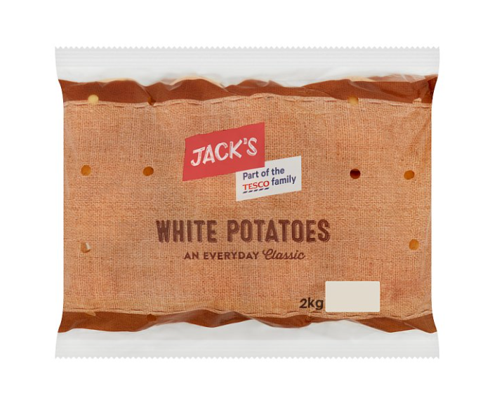 Jack's White Potatoes 2kg £1.89