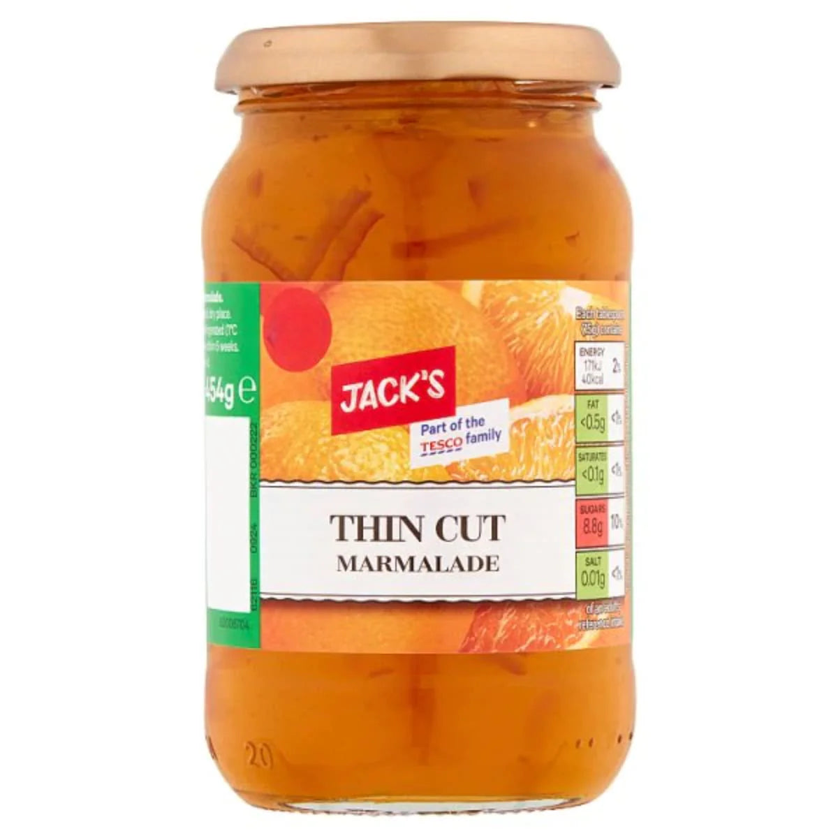 Jacks - Thin Cut Marmalade - 454g