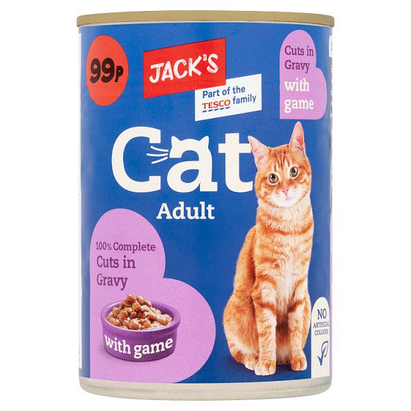 Jacks cat adult Tin 55p