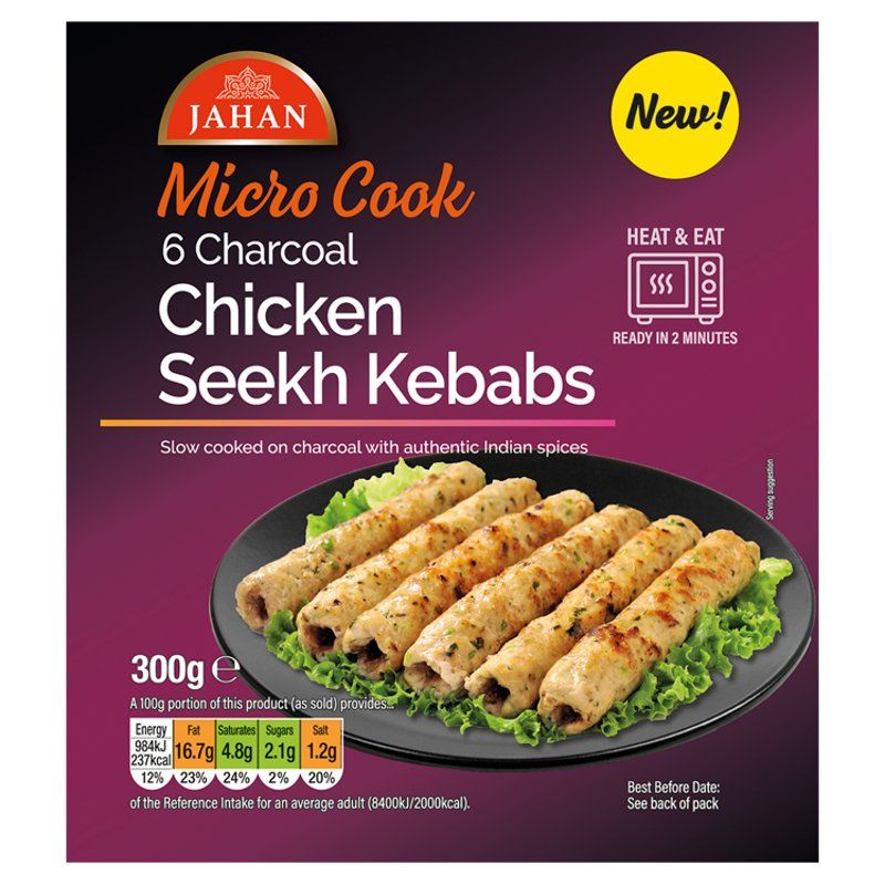 Jahan Chicken Charcoal Kebabs 300g £2.99PM