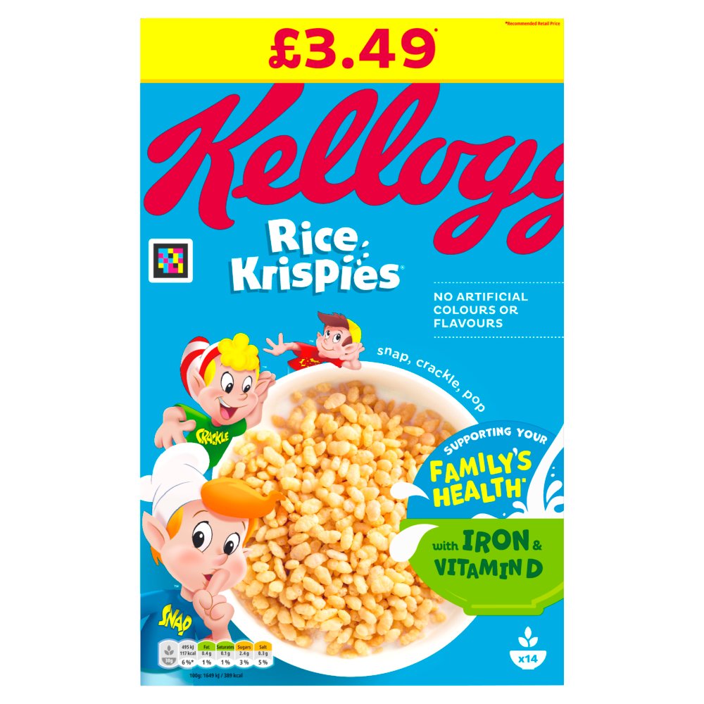 Kellogg's Rice Krispies Breakfast Cereal